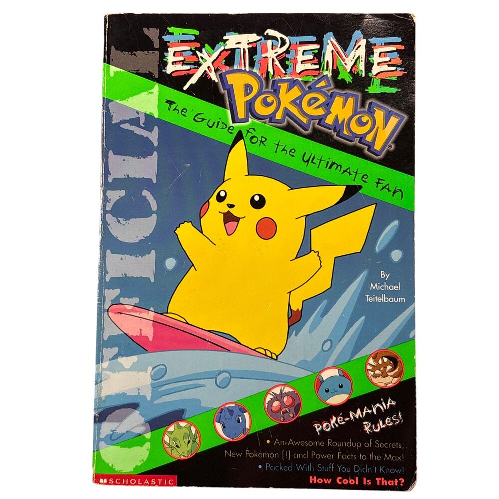 Pokémon Extreme Pokémon: Ultimate Fan Guide, Paperback 2000 Teitelbaum